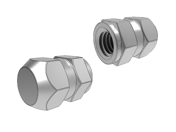 DIN16903 Tip R Piuliță hexagonală încorporată