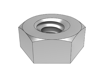 Piuliță hexagonală ASME B18.2.2.1-1 (teșire cu o singură parte)