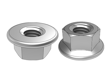 ASME B18.2.4.4M.1 Piuliță hexagonală cu flanșă