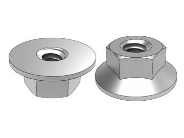 ASME B18.2.2.12 Piuliță hexagonală cu flanșă mare