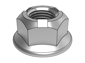 GB6187.2-B piuliță de blocare cu flanșă hexagonală din metal, cu pas fin (presiunea în trei puncte)