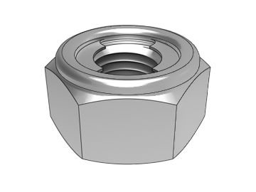 Piuliță de blocare hexagonală de tip cuplu DIN980 M tip tac complet din metal