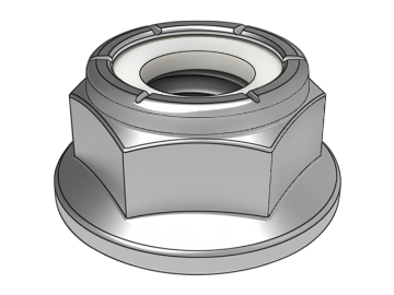 ASME B18.16.6.9 Piulițe de blocare cu flanșă hexagonală cu inserție nemetalice Baini