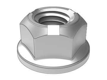 ASME B18.16.6.11 (presiunea în trei puncte) piulițe de blocare cu flanșă hexagonală din metal (presiunea în trei puncte)